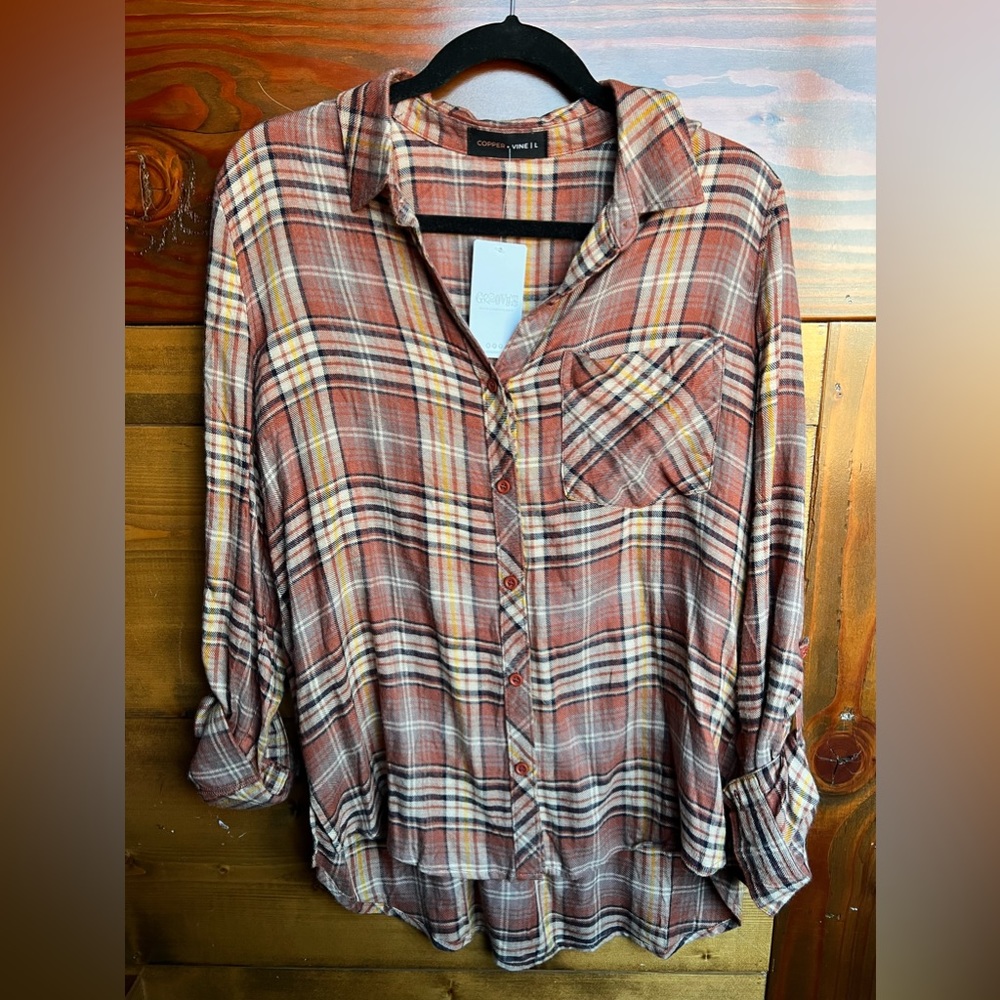 NWT Copper + Vine Flannel